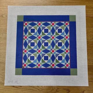 Starlight Cathedral, 14" Quilt - 13 mesh by Susan Roberts Needlepoint (thumbnail)