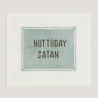 Not Today Satan in Blue by Eva Howard Designs (thumbnail)