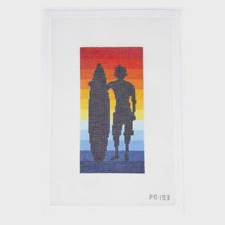 Surfer Sunset by Pip & Roo Needleworks (thumbnail)