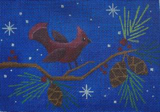 Winter Cardinal by Madeleine Elizabeth (thumbnail)
