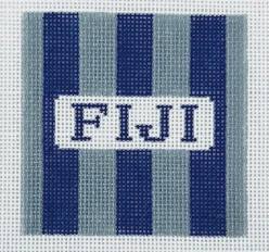 3" Rugby Stripe Square RU3 Fiji by Kangaroo Paw Designs (thumbnail)