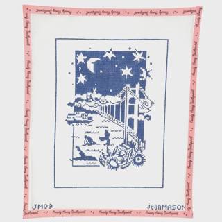 San Francisco Bay Pillow by Stitch Style Needlepoint (thumbnail)