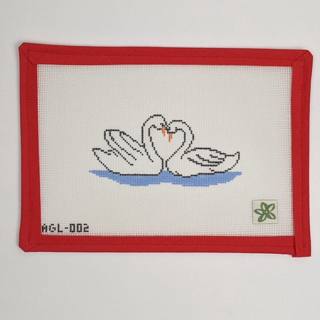Endless Love Swans by Dogwood Needlepoint (thumbnail)