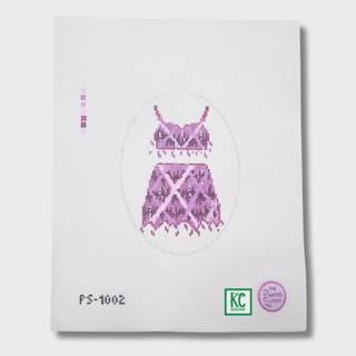 1989 Pink Sparkle Set Canvas by The Painted Stitch (thumbnail)