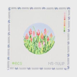 Tulip Floral Round by Elizabeth Crane Swartz (thumbnail)