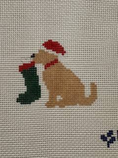 Golden Christmas by Boxwood Needlepoint (thumbnail)
