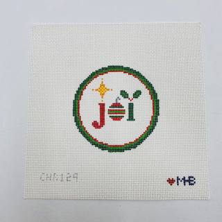 Joy Round Canvas by Love MHB Studio (thumbnail)