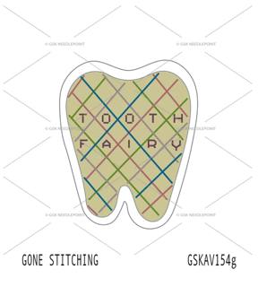 Tooth Fairy Pillow 154G by Gone Stitching (thumbnail)