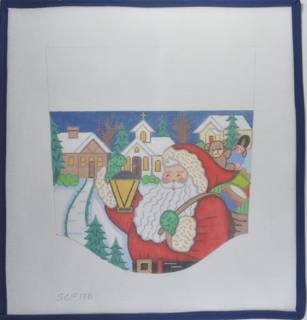 Santa & Toy Stocking Cuff by Alexa Needlepoint Designs (thumbnail)