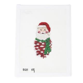 Pinecone Santa by Liz Goodrick-Dillon (Tapestry Tent, via Susan Roberts) (thumbnail)
