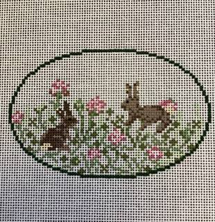 Bunny in Clover by Goodpoint Needlepoint (thumbnail)