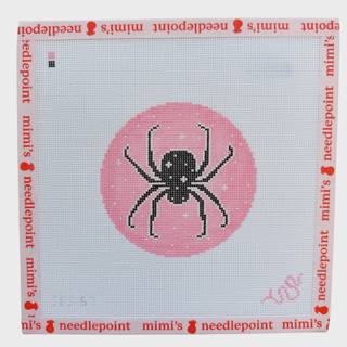 Pink and Spooky - Spider by Spellbound Stitchery (thumbnail)