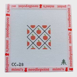 Diamond Pumpkins Flag by Evergreen Needlepoint (thumbnail)