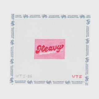 "Heavy" Luggage Tag by What's the Stitch (thumbnail)