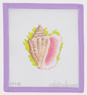 Mini Conch On Seaweed by Kate Dickerson Needlepoint Collections (thumbnail)