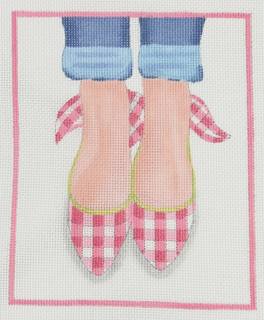 here's looking at shoe, 457 by Kate Dickerson Needlepoint Collections (thumbnail)