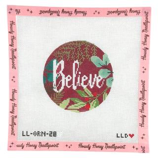 Christmas Believe Round by Laura Love Designs (thumbnail)