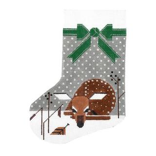 Snow Fawn Mid-Size Stocking on 13 by Charley Harper (Art Studio) (thumbnail)