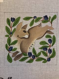 Bunny in Blueberries by Liz Goodrick-Dillon (Tapestry Tent, via Susan Roberts) (thumbnail)