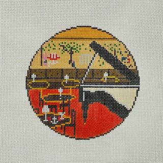 Stitch Style Bemelmans Bar at the Carlyle Hotel Needlepoint Canvas by Stitch Style Needlepoint (thumbnail)