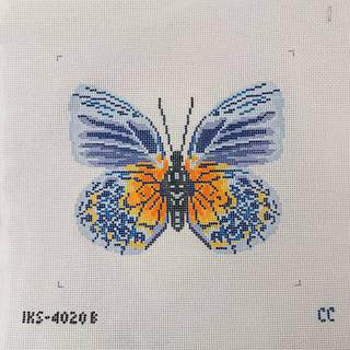 Large Butterfly - Blue Autumn Canvas by Initial K Studio (thumbnail)