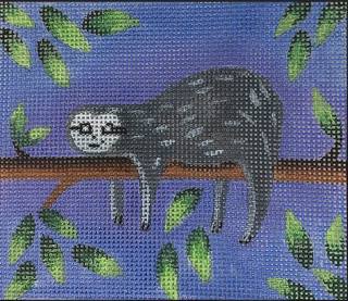 Steve the Sloth Canvas by Madeleine Elizabeth (thumbnail)