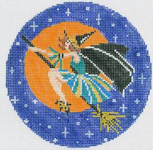 Witch on a Broom by Meredith Collection (thumbnail)