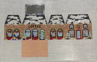 Coffee House Mini House by Susan Roberts Needlepoint (thumbnail)