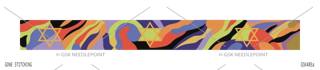 Modern Tallit Atara by Gone Stitching (thumbnail)