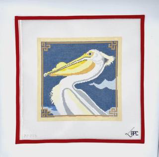 White Pelican by Blueberry Point Canvas (thumbnail)