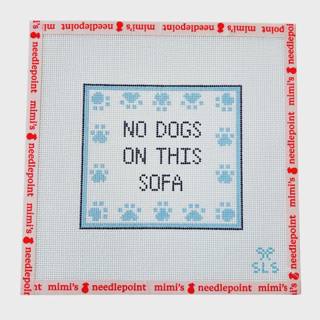 No Dogs Sofa by SLS Needlepoint (thumbnail)