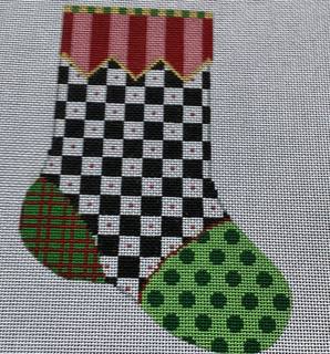 Multi Pattern Stocking by Kangaroo Paw Designs (thumbnail)