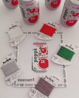 Cranberry Fizz Poppi by Pinpoint Needlepoint (thumbnail)