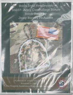 army camouflage blouse with stitch guide by Stitch Style Needlepoint (thumbnail)
