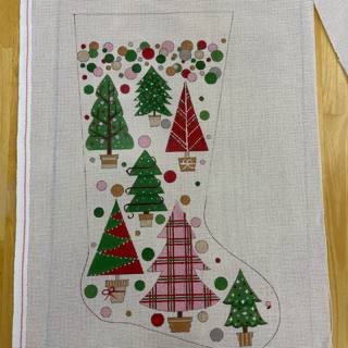 Xmas Trees W/ Polka Dots STKG by Alice Peterson (thumbnail)