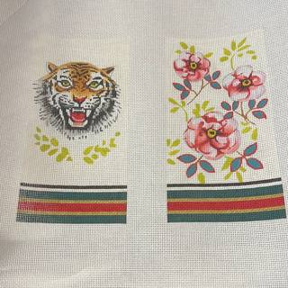 EY245 Floral tiger eyeglass case by Colors of Praise Art Studio (thumbnail)