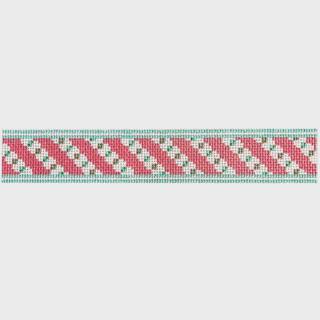 Belgravia Pink Key Fob by Wipstitch Needleworks (thumbnail)