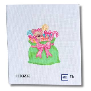 Santa’s Bag of Toys Needlepoint Canvas by KCN Designers (thumbnail)