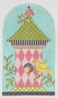 Birdhouse - Spring Posies by Kelly Clark (thumbnail)