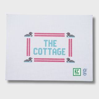 The Cottage Mini Sign Canva by Goodpoint Needlepoint (thumbnail)