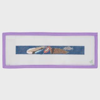 Game Bird Feathers Key Fob by The Gingham Stitchery (thumbnail)