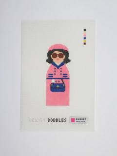 Jackie Bobble Needlepoint Canvas by August Design Works (thumbnail)