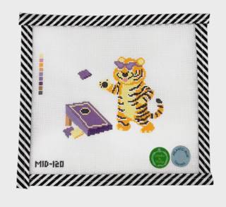 Louisiana Tailgating Tiger MID-120 by Atlantic Blue Canvas (thumbnail)
