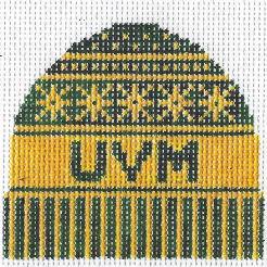 UVM Hat Canvas by Doolittle Stitchery (thumbnail)