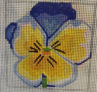 Flower Coaster Pansy by Jean Smith Designs (thumbnail)