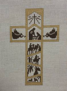 nativity cross by Julia’s Needleworks (thumbnail)