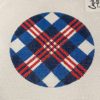 Red Plaid Ornament by The Curious Cowgirl (thumbnail)