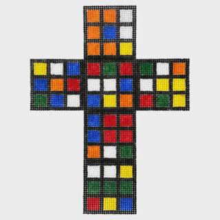 3D Mini Rubik's Cube by A. Bradley Needle Arts (thumbnail)