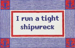 Tight Shipwreck - Navy by Maura Nolan Designs (thumbnail)