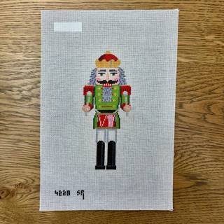 Nutcracker, Drummer - 18 mesh by Liz Goodrick-Dillon (Tapestry Tent, via Susan Roberts) (thumbnail)